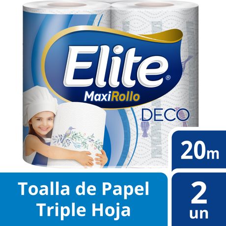 Elite Papel Higiénico Premium Soft & Strong Mega Rollo x12